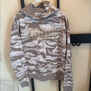 Puma Tan and White Camo Hoodie